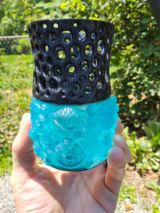 Voronoi eye vase