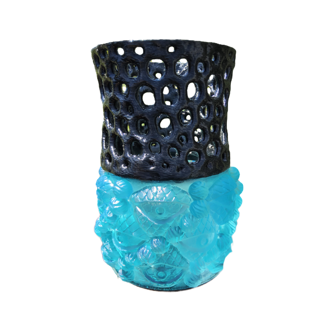 Voronoi eye vase