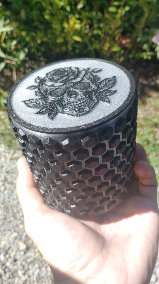Skull and Rose Jar